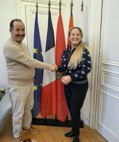 رئيس مجلس جماعة ألنيف محمد بن يوسف يلتقي بنائبة عمدة مونبيلي لتعزيز التعاون المشترك