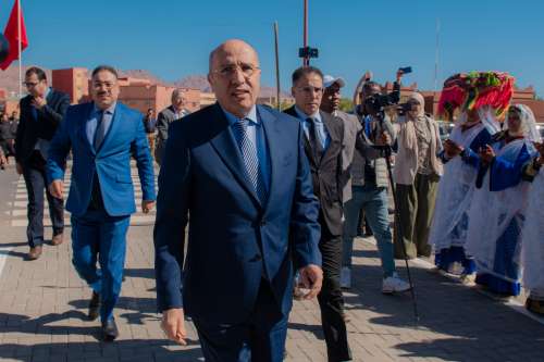 افتتاح منتدى المضايق والواحات في نسخته الثانية بحضور عامل الإقليم والوفد المرافق له