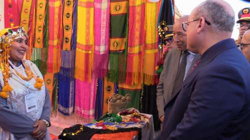 الكاتب العام لعمالة إقليم تنغير يفتتح معرض الصناعية التقليدية في اطار فعاليات منتدى المضايق النسخة الثانية