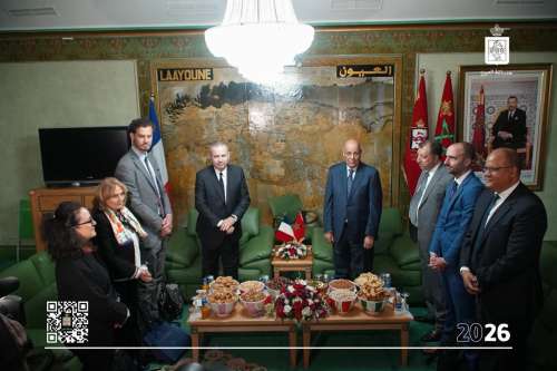 تدشين مدرسة دولية تحمل إسم الراحل بول باسكون ،بعيون الساقية الحمراء بحضور السفير الفرنسي